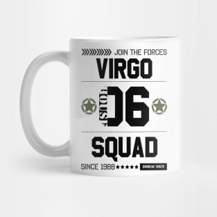 Zodiac Majesty Virgo Squad Black Mug